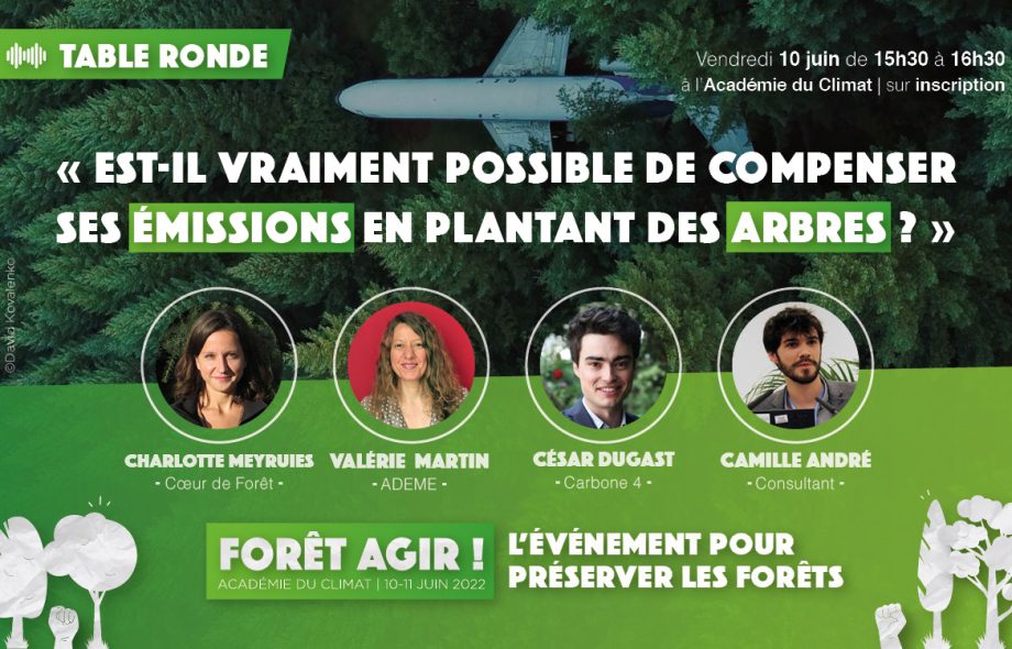 Table ronde – Est-il vraiment possible de compenser ses émissions en plantant des arbres ?