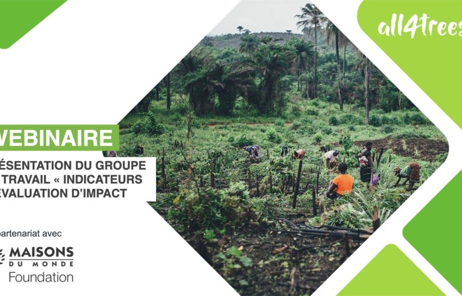 Webinaire de présentation du groupe de travail sur les « indicateurs d’évaluation d’impact »