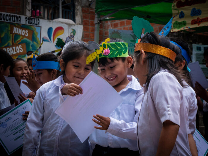 Cierre de Actividades de Sensibilización en la escuela de la comunidad Padilla