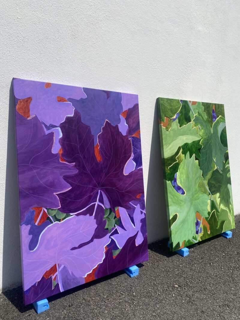 Violet sur Vert – II